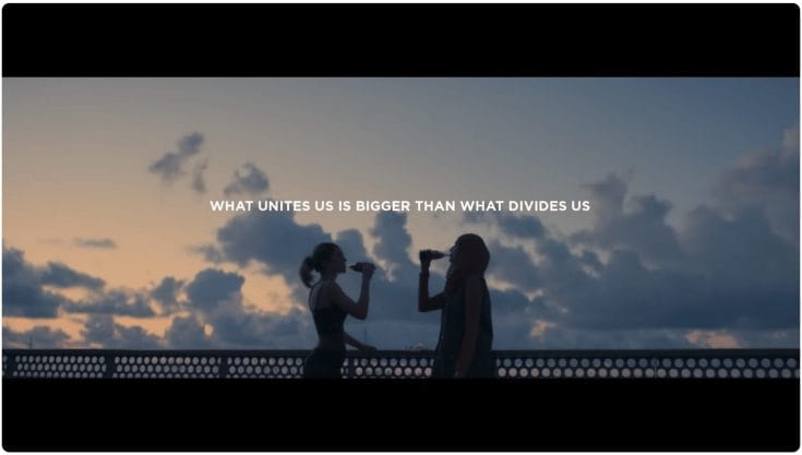 two girls sharing coca cola storytelling to increase sales