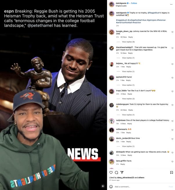 reaction video Da Kid Gowie to get leads on social media